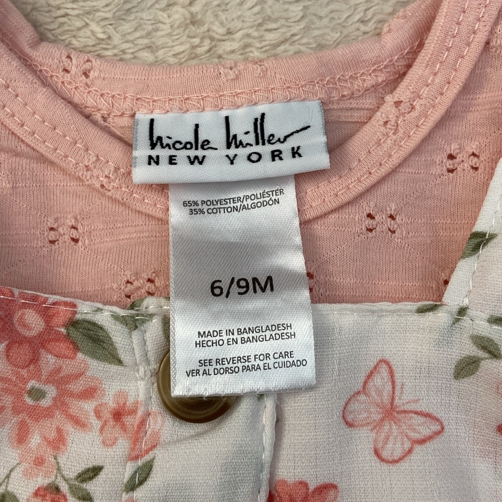 Nicole Miller Baby Girls Outfit Size 6-9 Months - Picture 9 of 10